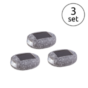 TALNA SOLARNA LED SVETILKA 85X65 mm 3X0,06W 6000K SET TREH SVETILK