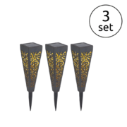 TALNA VBODNA SOLARNA LED SVETILKA 580 mm 0,1W 3000K SET TREH SVETILK