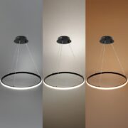 ZATEMNILNA VISEČA LED SVETILKA fi 500 mm 30W 3000K DO 6000K Z DALJINSKIM UPRAVLJANJEM V TREH BARVAH