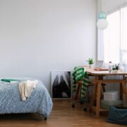 OTROŠKA VISEČA SVETILKA GELLIA fi 120 mm G9 ROZA ALI MODRA