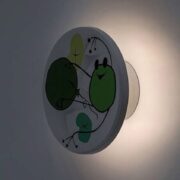 OTROŠKA INDIREKTNA STENSKA LED SVETILKA HEDGY fi 120 mm 9W 3000K DO 6000K