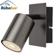 ZUNANJA STROPNA LED SVETILKA CECI fi 90 mm 6W 3000K IP65 ANTRACITNA ALI BELA