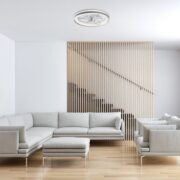 LED SVETILKA Z VENTILATORJEM FANRICIUS fi 480 mm 40W 6000K DO 6500K Z DALJINSKIM UPRAVLJANJEM