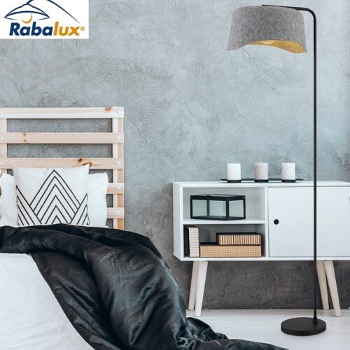 tekstilna-stoječa-retro-vintage-svetilka