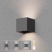 ZUNANJA LED SVETILKA VECTA G9 IP54 V TREH BARVAH