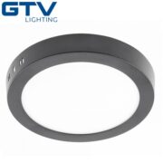 NADGRADNI LED PANEL ORIS PLUS fi 120 mm 7W BELI ALI ČRNI