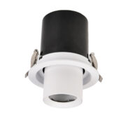 VGRADNA SVETILKA fi 110 mm GU10 BELA ALI ČRNA