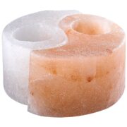 SVEČNIK SOLNA LUČKA SOLUNA V DVEH BARVAH