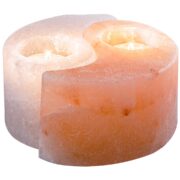 SVEČNIK SOLNA LUČKA SOLUNA V DVEH BARVAH