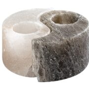 SVEČNIK SOLNA LUČKA SOLUNA V DVEH BARVAH