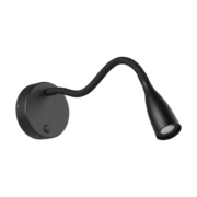 STENSKA LED SVETILKA S STIKALOM OLIVANDINO 3,8W 3000K BELA ALI ČRNA