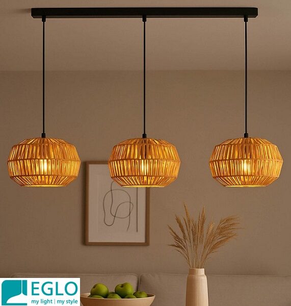 VISEČA SVETILKA IZ PAPIRJA SHELDON 910 mm E27 3X40W