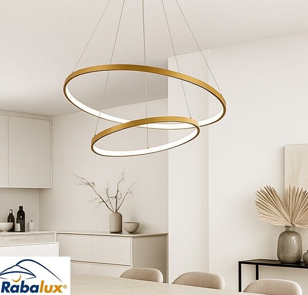 ZATEMNILNA VISEČA LED SVETILKA BELIZA 600 mm 75W 3000K DO 6500K Z DALJINSKIM UPRAVLJANJEM V DVEH BARVAH