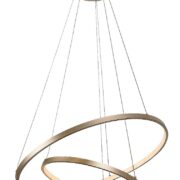 ZATEMNILNA VISEČA LED SVETILKA BELIZA 600 mm 75W 3000K DO 6500K Z DALJINSKIM UPRAVLJANJEM V DVEH BARVAH