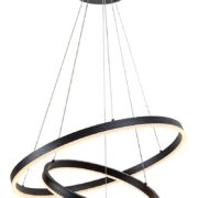 ZATEMNILNA VISEČA LED SVETILKA ISAURE 600 mm 80W 3000K DO 6500K Z DALJINSKIM UPRAVLJANJEM