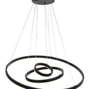 ZATEMNILNA VISEČA LED SVETILKA ISAURE 800 mm 100W 3000K DO 6500K Z DALJINSKIM UPRAVLJANJEM