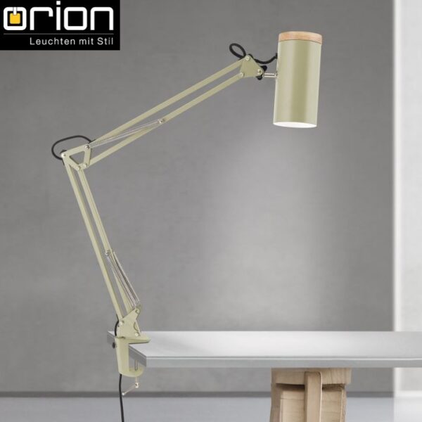 SVETILKA Z MEHANIZMOM ZA PRITRDITEV NA MIZO GILI E27 V DVEH BARVAH