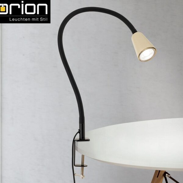 SVETILKA Z MEHANIZMOM ZA PRITRDITEV NA MIZO DOTTY GU10 V DVEH BARVAH