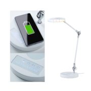 NAMIZNA TOUCH ZATEMNILNA LED SVETILKA NUMIS QI 11W 2700K DO 6500K+BREZŽIČNO POLNJENJE TELEFONOV BELA ALI ČRNA