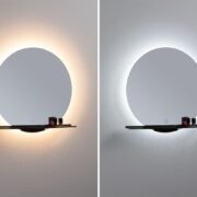 OGLEDALO Z LED SVETILKO MIRRA LED MIRROR fi 500 mm 10,5W 3000K DO 6500K IP44