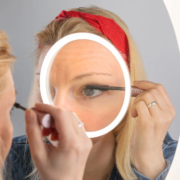 OGLEDALO Z LED SVETILKO IN LEČO MIRRA LED MIRROR fi 600 mm 20W 4000K IP44