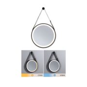 OGLEDALO Z LED SVETILKO MIRRA LED MIRROR fi 400 mm 7,5W 2700K DO 6500K IP44