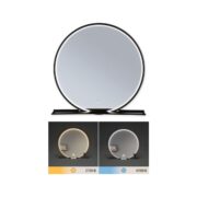 OGLEDALO Z LED SVETILKO MIRRA LED MIRROR fi 500 mm 10,5W 2700K DO 6500K IP44