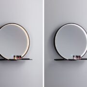 OGLEDALO Z LED SVETILKO MIRRA LED MIRROR fi 500 mm 10,5W 2700K DO 6500K IP44