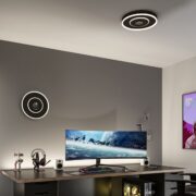 ZATEMNILNA RGB LED SVETILKA SPACEGLOW FOUR fi 390 mm 22W 3000K DO 6500K Z DALJINSKIM UPRAVLJANJEM