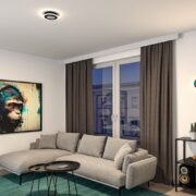 ZATEMNILNA RGB LED SVETILKA SPACEGLOW TWO fi 200 mm 14W 3000K DO 6500K Z DALJINSKIM UPRAVLJANJEM