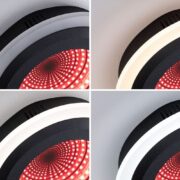 ZATEMNILNA RGB LED SVETILKA SPACEGLOW TWO fi 200 mm 14W 3000K DO 6500K Z DALJINSKIM UPRAVLJANJEM