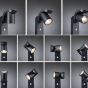 SENZORSKI VRTNI LED STEBRIČEK CUFF 782 mm 10W 3000K IP44 V DVEH BARVAH