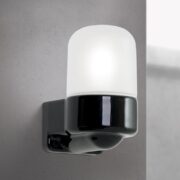 STENSKA KERAMIČNA SVETILKA OSTIA E27 40W BELA ALI ČRNA