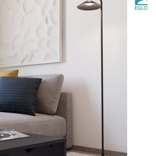 stoječa-bralna-smart-home-led-svetilka-cct-upravljanje s telefonom-daljinskim-upravljanjem-črna