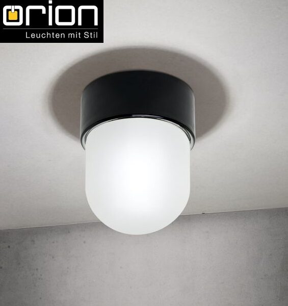 STROPNA KERAMIČNA SVETILKA OSTIA fi 98 mm E27 40W BELA ALI ČRNA