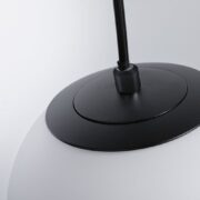 VISEČA LED SVETILKA GOVE fi 170 mm 9W 3000K IP44 V DVEH BARVAH