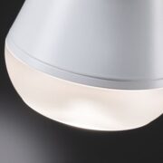 VISEČA SVETILKA LUIA fi 76 mmGU10 BELA ALI ČRNA