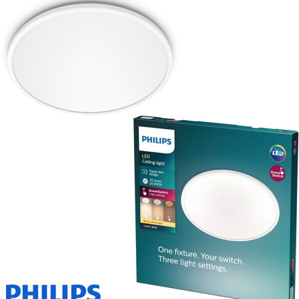 ZATEMNILNA LED SVETILKA SUPERSLIM fi 250 mm 15W