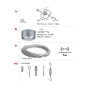 ŽIČNI SISTEM MAC II GU5,3 7X10W