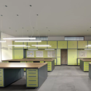 INDUSTRIJSKA STROPNA/VISEČA LED SVETILKA TRIDENT PRO 1500 mm 60W 7000 Lm 4000K IP65