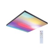ZATEMNILNA LED SVETILKA VELORA RAINBOW 600X600 mm 31W 28700K DO 6500K+RGB Z DALJINSKIM UPRAVLJANJEM BELA ALI ČRNA