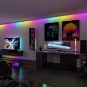USB RGB NEON FLEX 5 METROV SET 12W ČRNI