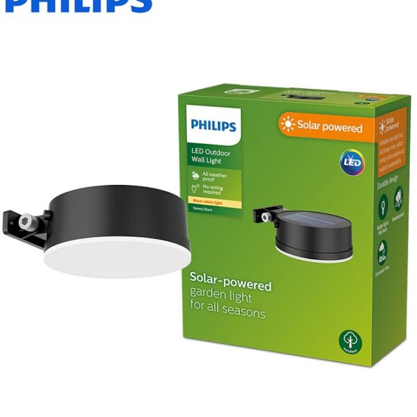 SOLARNA STENSKA LED SVETILKA VYNCE 1,5W 2700K IP44