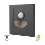 SENZORSKA VGRADNA LED SVETILKA STEP 2W 3000K DO 6000K (GRE V STANDARDNO DOZO) V TREH BARVAH SENZORSKA VGRADNA LED SVETILKA STEP 2W 3000K DO 6000K (GRE V STANDARDNO DOZO) V TREH BARVAH