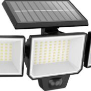 SENZORSKA SOLARNA STENSKA LED SVETILKA NYSIL 8,7W 5000K IP65