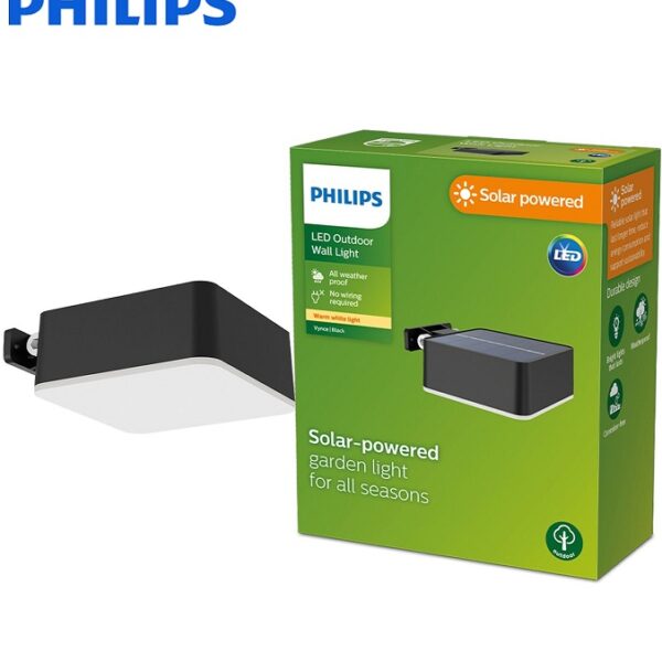 SOLARNA STENSKA LED SVETILKA VYNCE 1,5W 2700K IP44