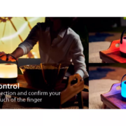 SOLARNA/AKUMULATORSKA TOUCH LED SVETILKA ALULA 1,2W 3000K+RGB IP44