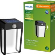SENZORSKA SOLARNA STENSKA LED SVETILKA SHROUD 2,3W IP44