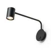 STENSKA BRALNA SVETILKA S STIKALOM FILIP GU10 5W BELA ALI ČRNA