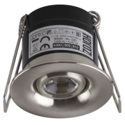 VGRADNA LED SVETILKA SILVIA fi 41 mm 1W 4200K V DVEH BARVAH